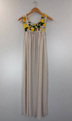 Robe longue citron 36-46