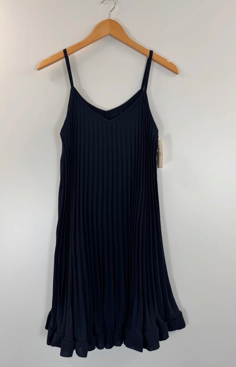 Robe mi-longue plissé