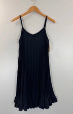 Robe mi-longue plissé