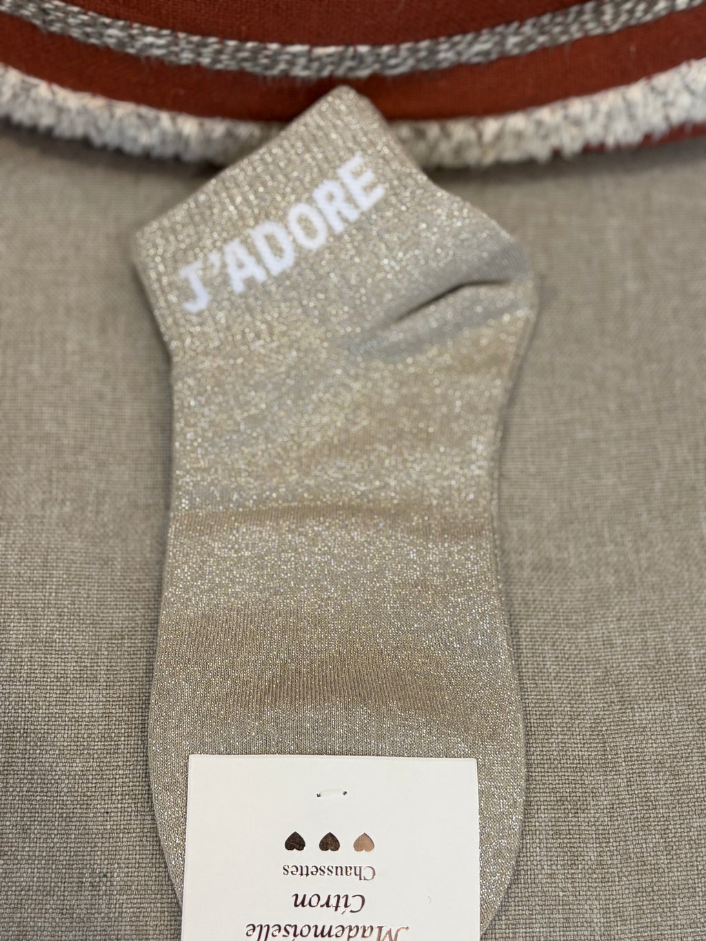 Chaussettes courte « J’adore »