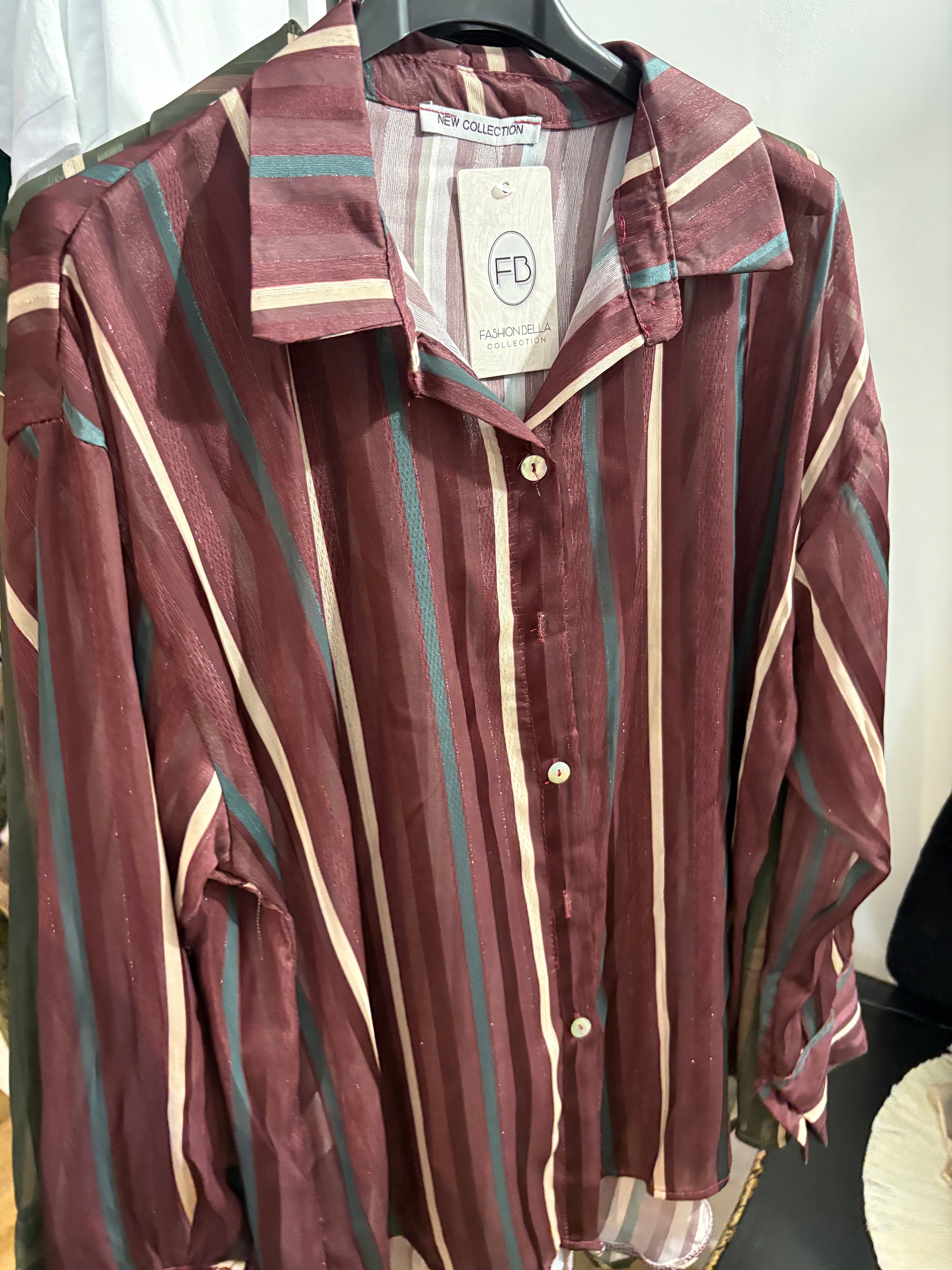 Chemise rayures 38-44