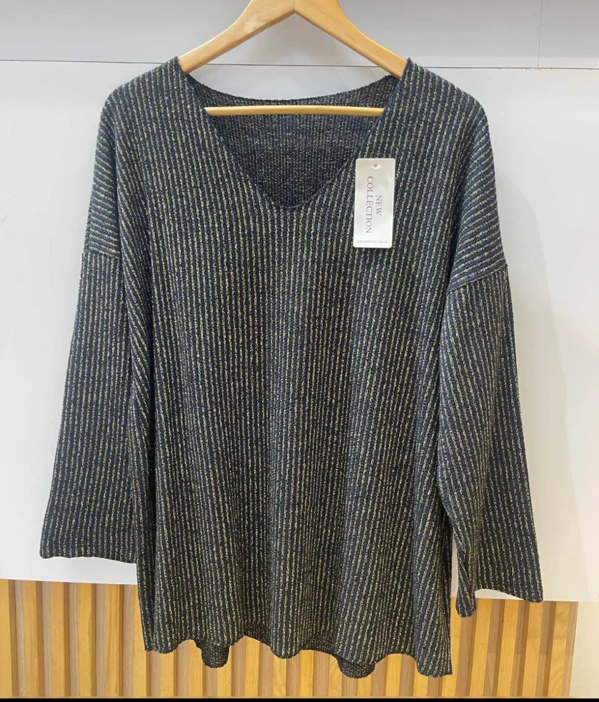 Pull rayures pailletée 40-48