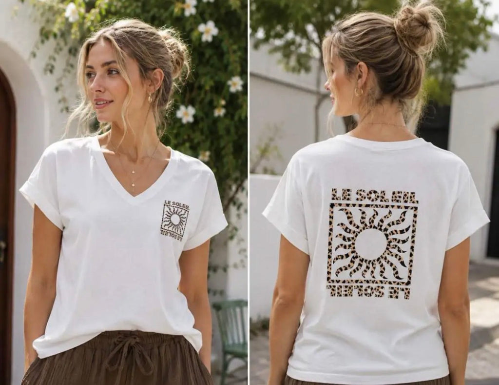 T-shirt Soleil léopard 🐆