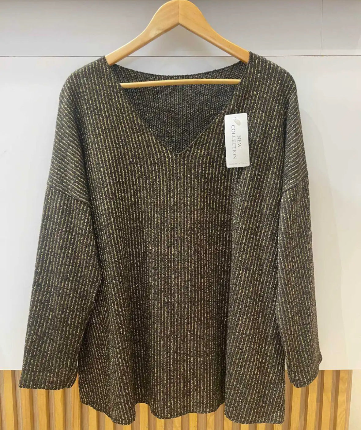 Pull rayures pailletée 40-48