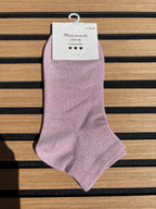 Chaussettes paillettes unies
