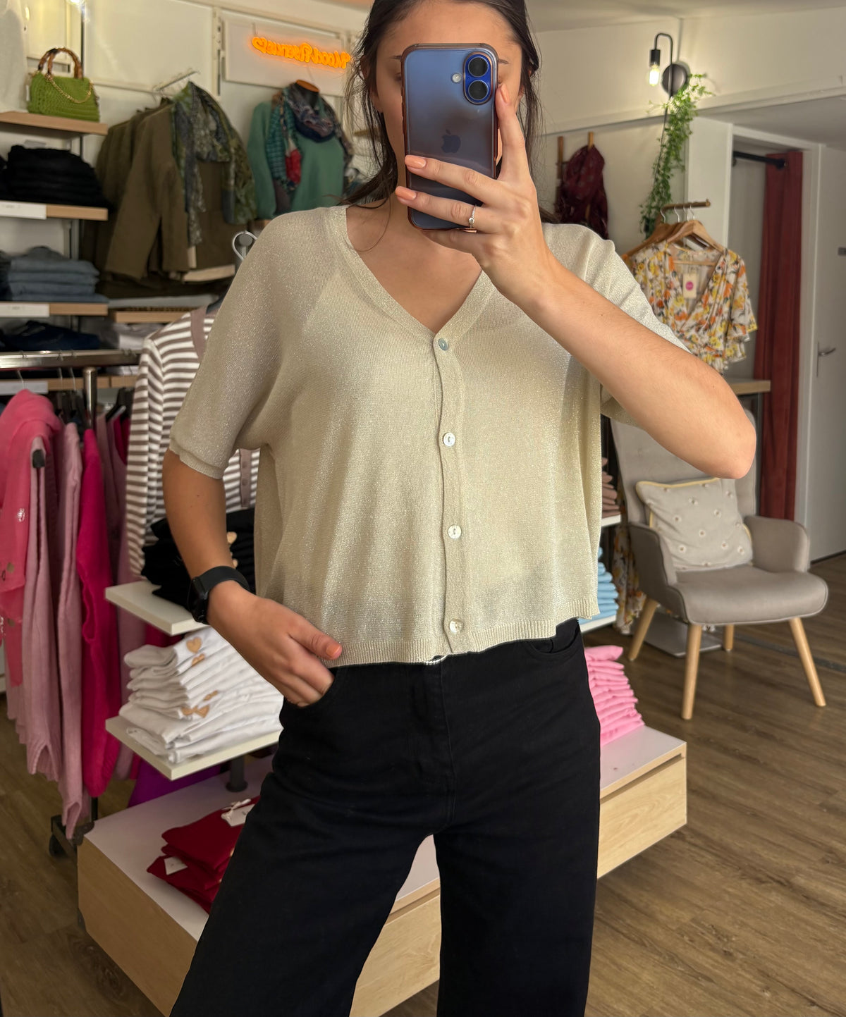 Gilet manches courtes