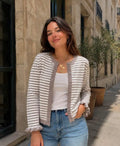Gilet rayures