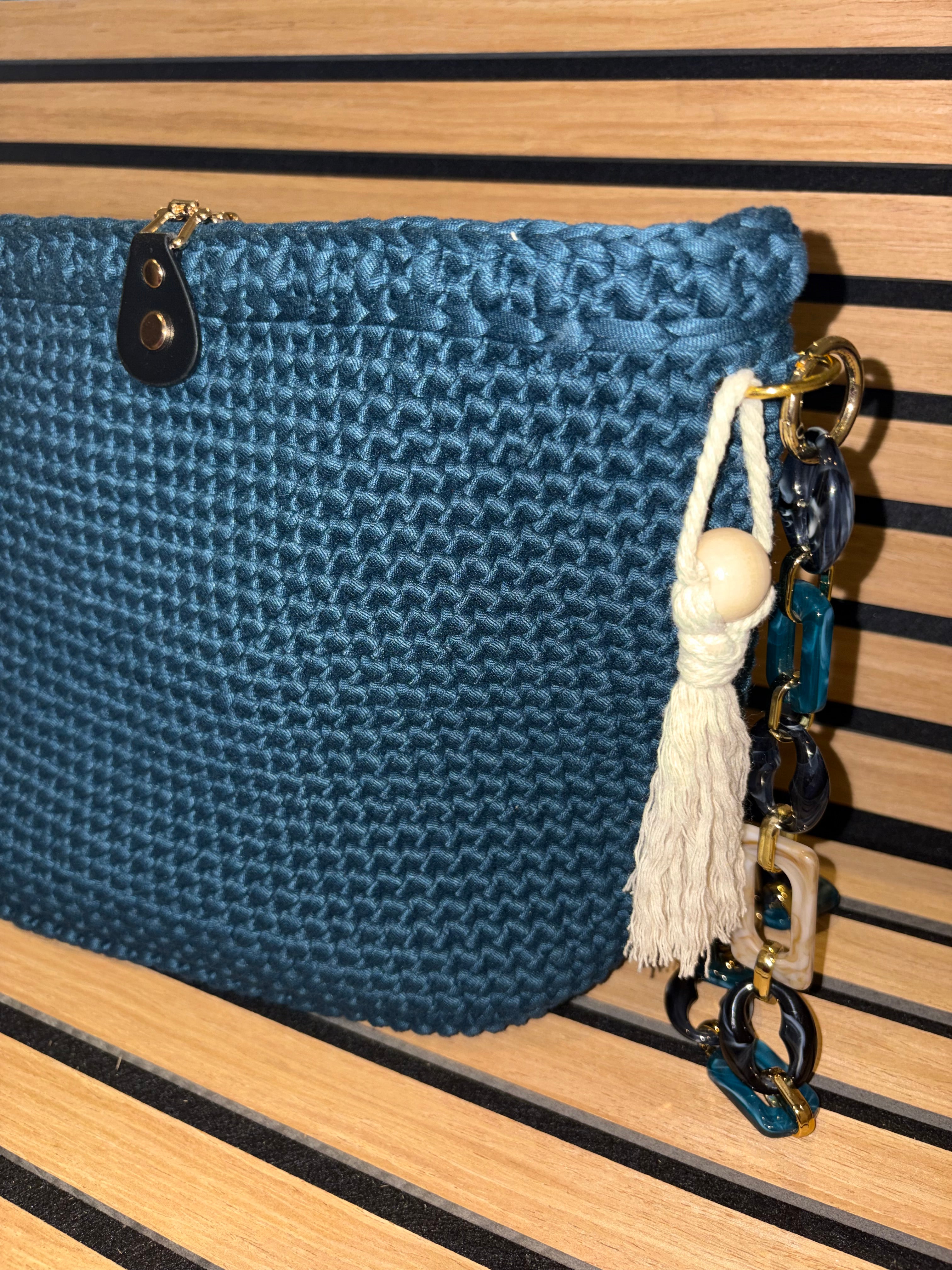 Sac bleu canard