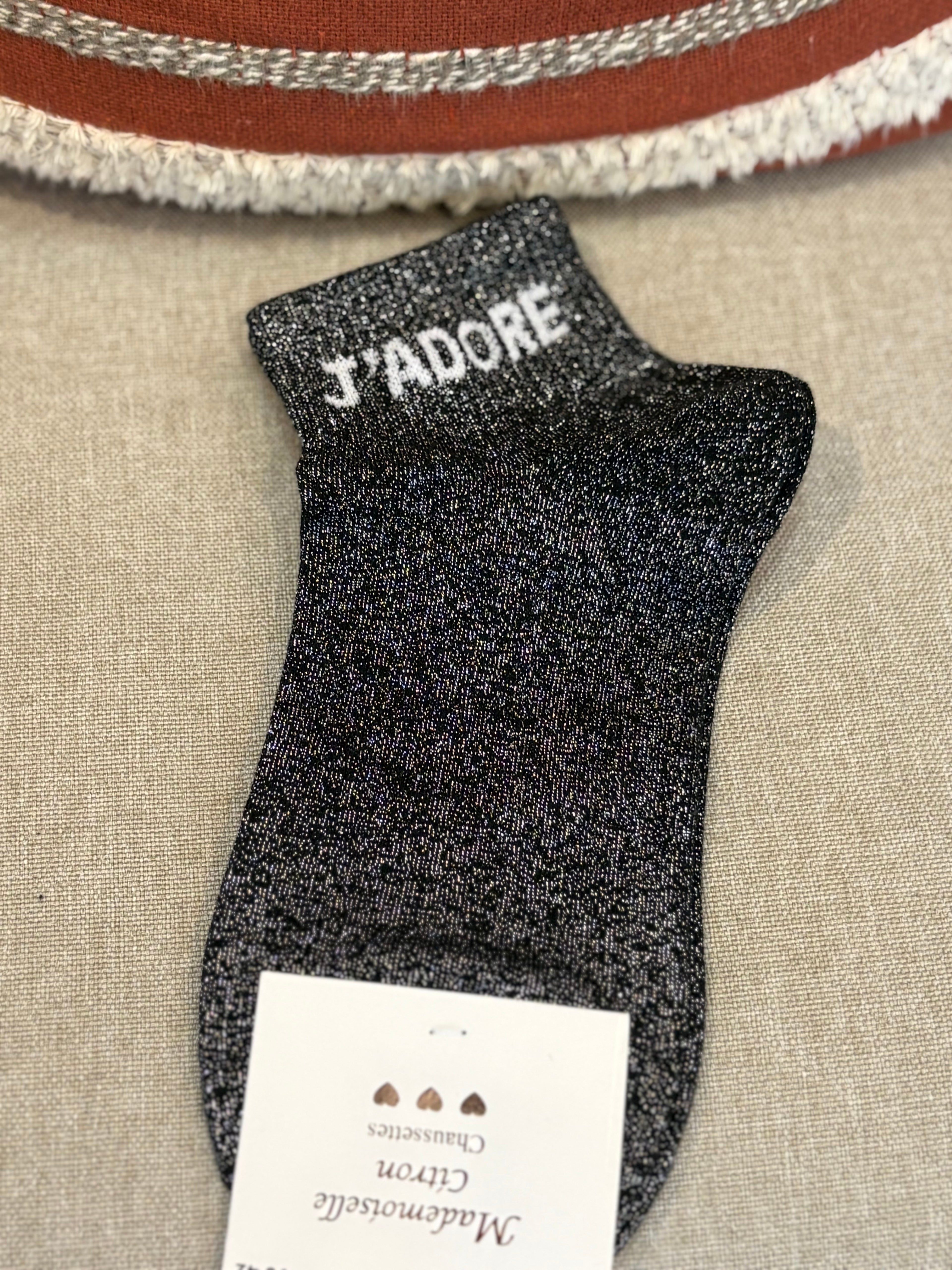 Chaussettes courte « J’adore »