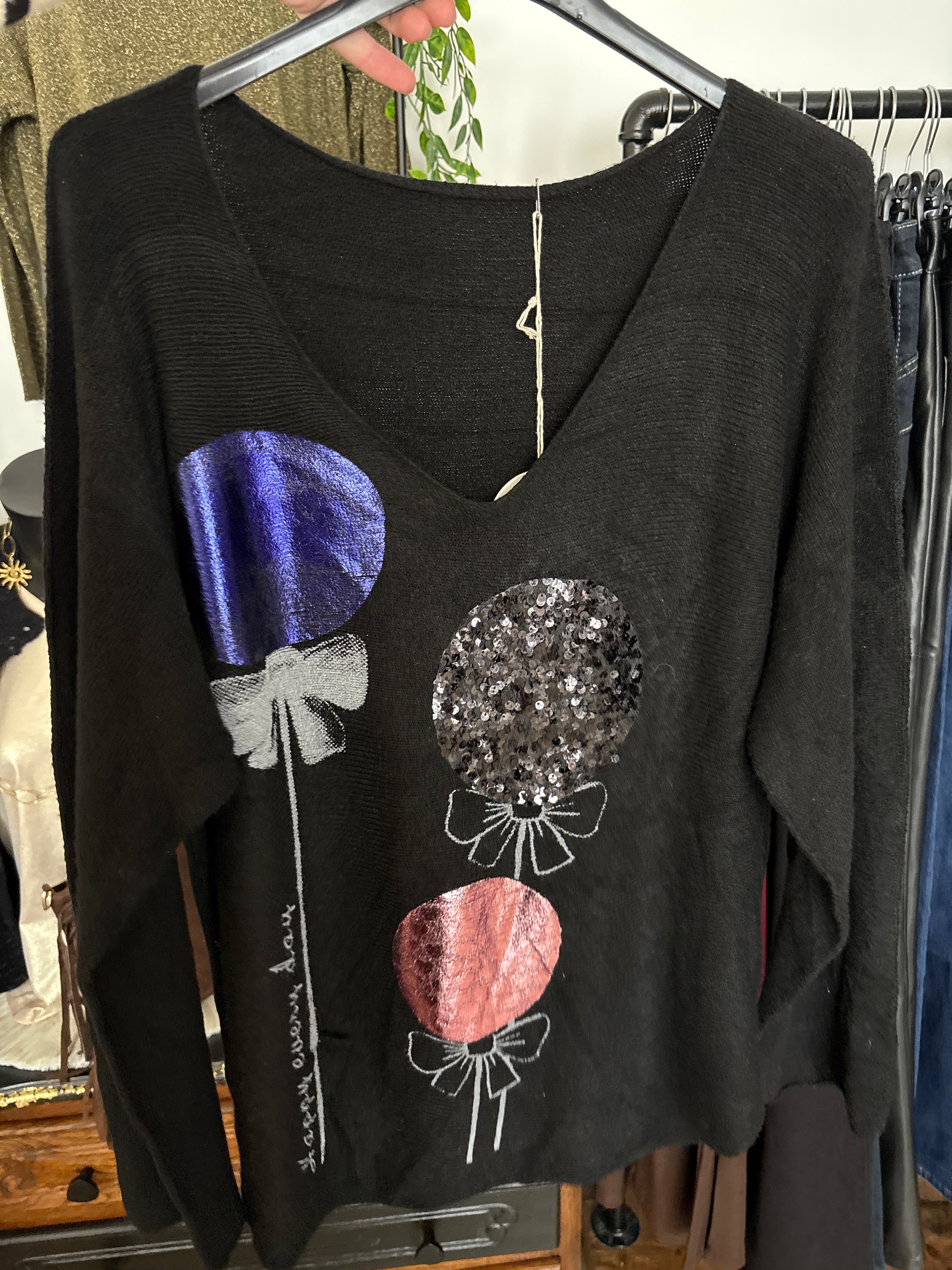 Pull ballon fleur 36-44