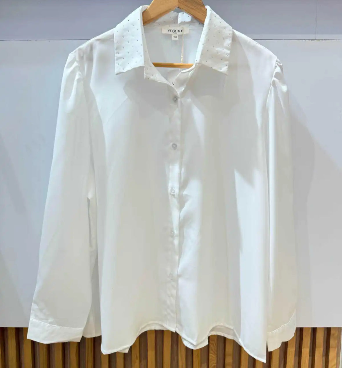 Chemise col strass 36-42