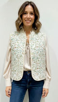 Gilet fleuri 36-44