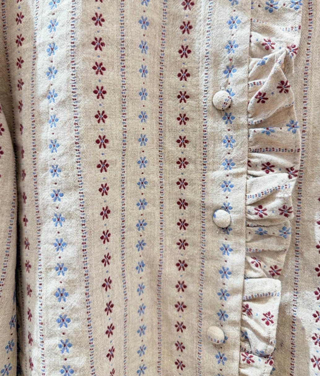 Chemisier motif fleurs