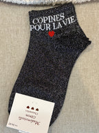 Chaussettes courte « Copines pour la vie »