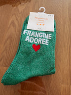 Chaussettes « Frangine adorée »