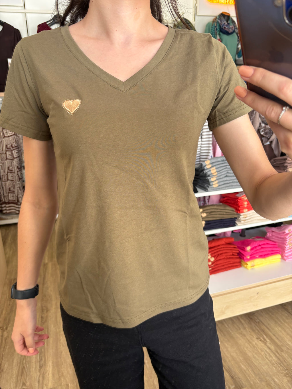 T-shirt cœur
