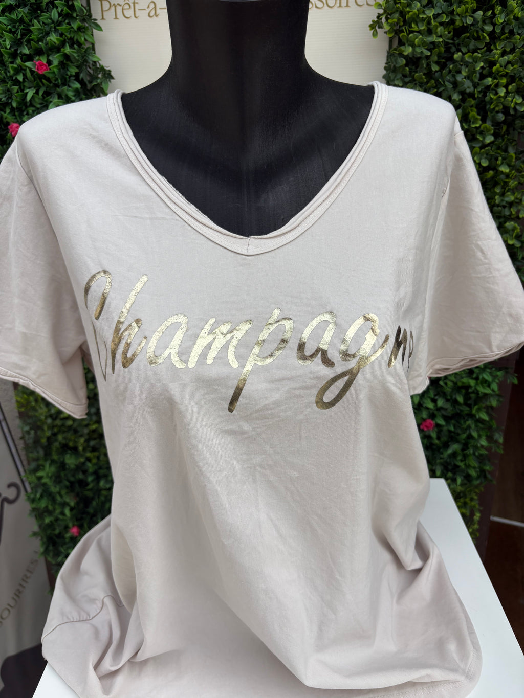T-shirt Champagne
