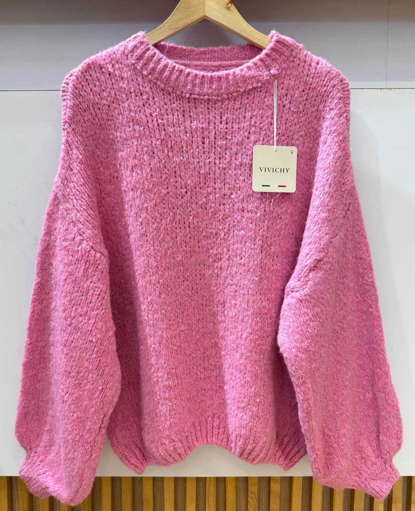 Pull col rond laine 36-44