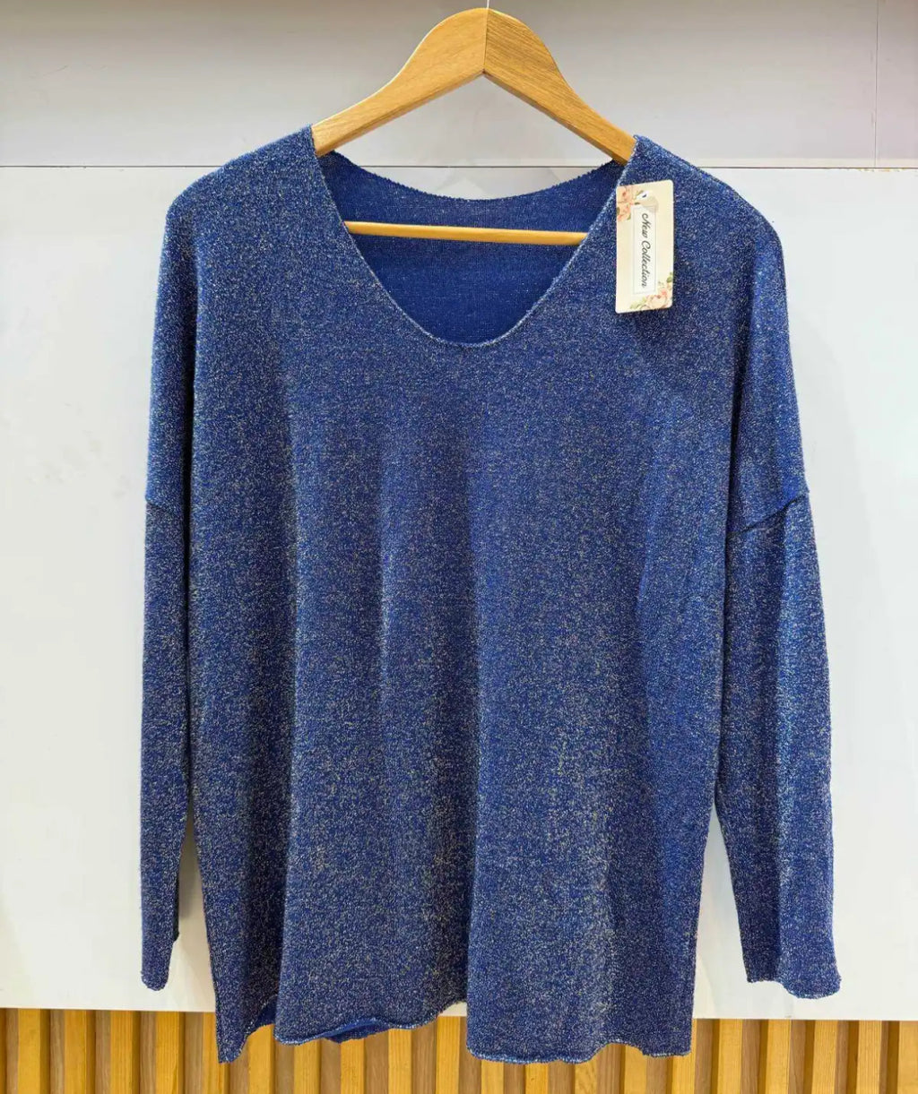 Pull unie paillettes 36-42
