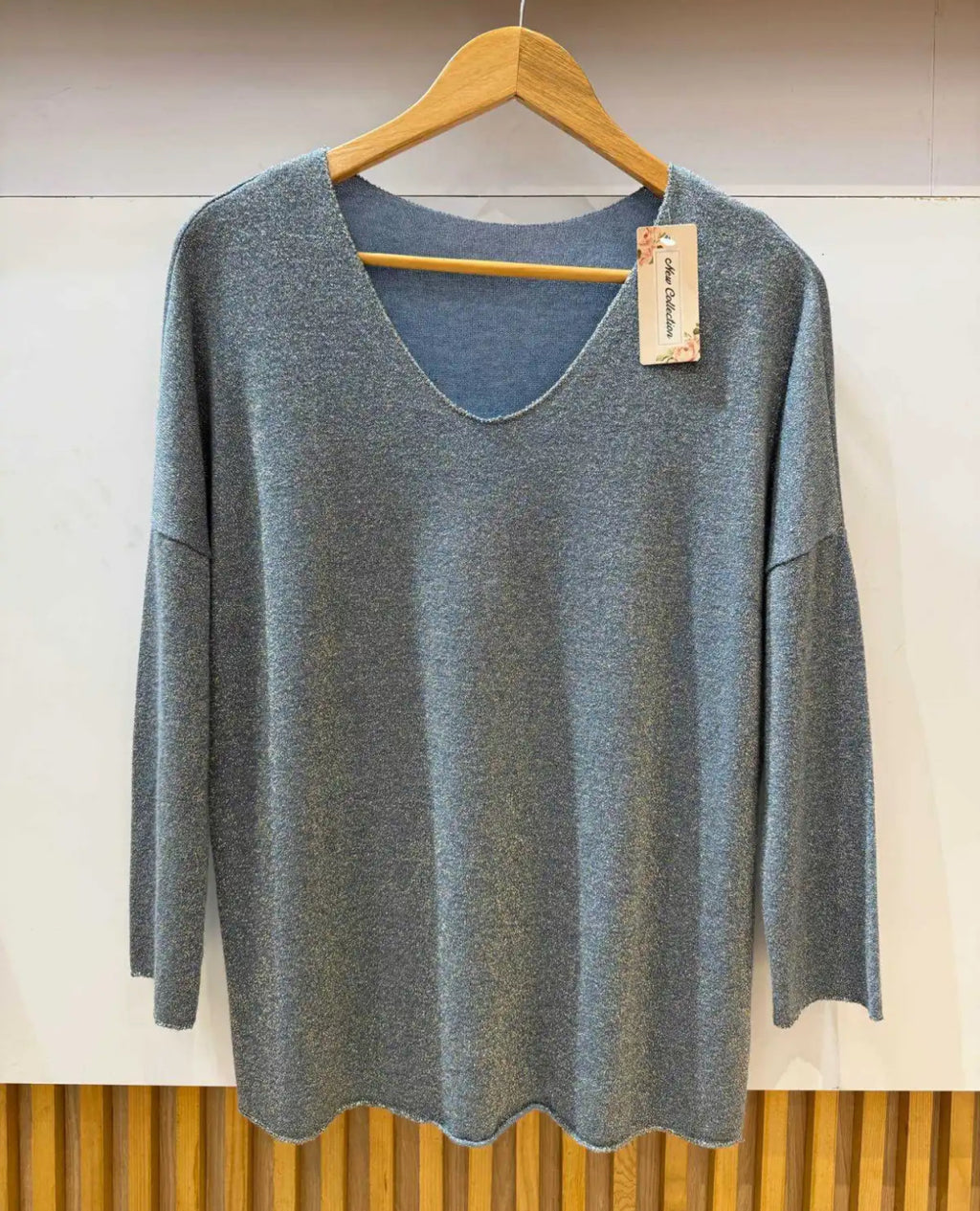 Pull unie paillettes 36-42