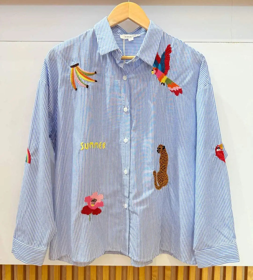 Chemise brodé
