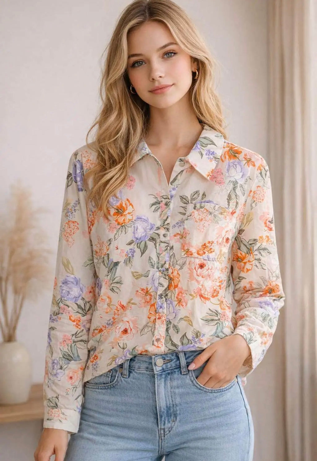 Camisa floral