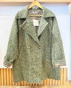 Manteau doublé léopard 42-48