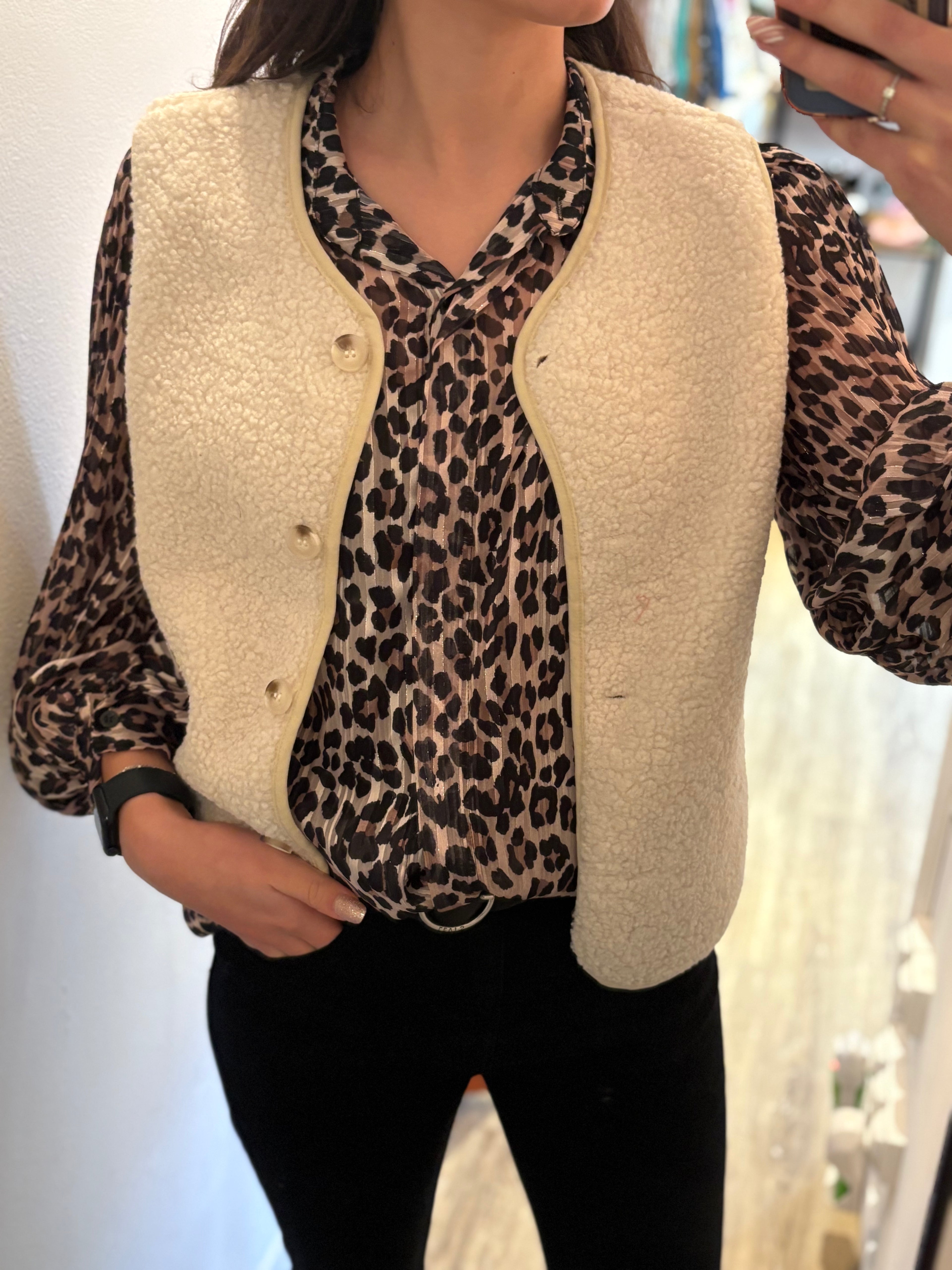 Chemise léopard