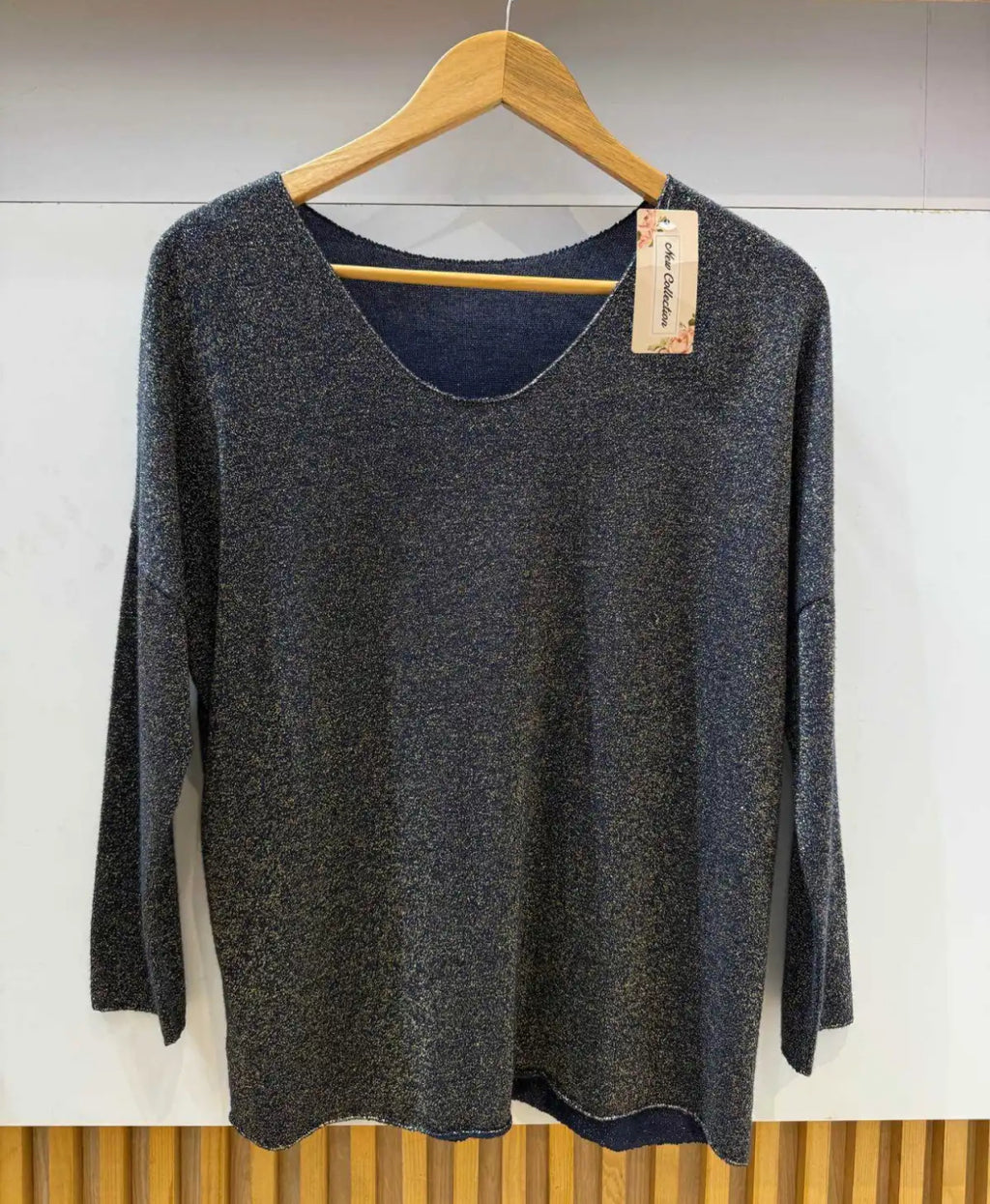 Pull unie paillettes 36-42