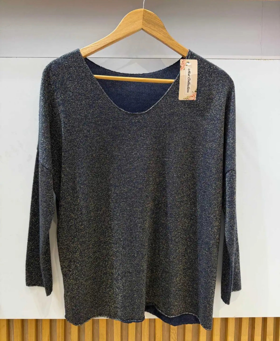 Pull unie paillettes 36-42
