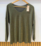 Pull unie paillettes 36-42