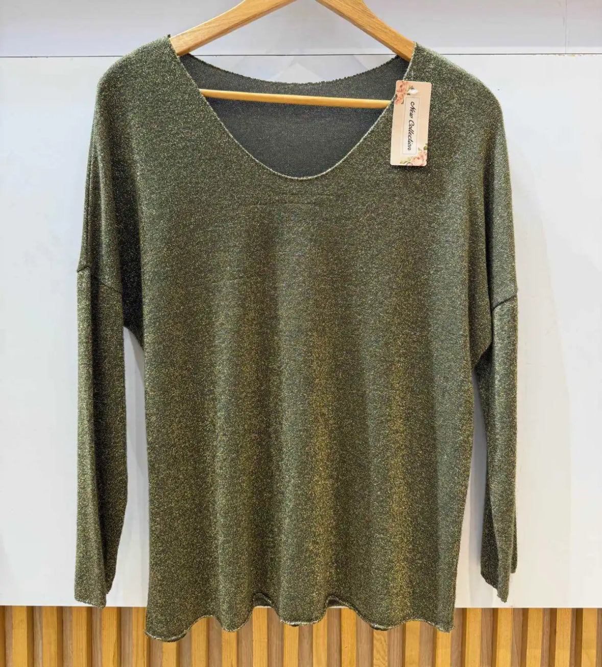 Pull unie paillettes 36-42