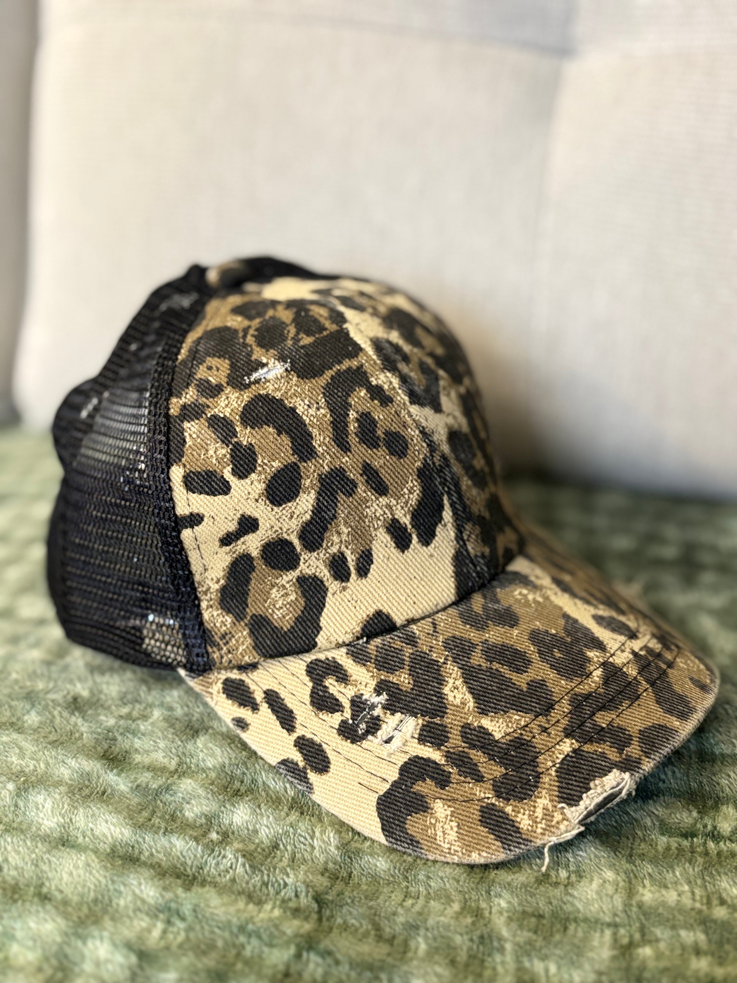 Casquette léopard