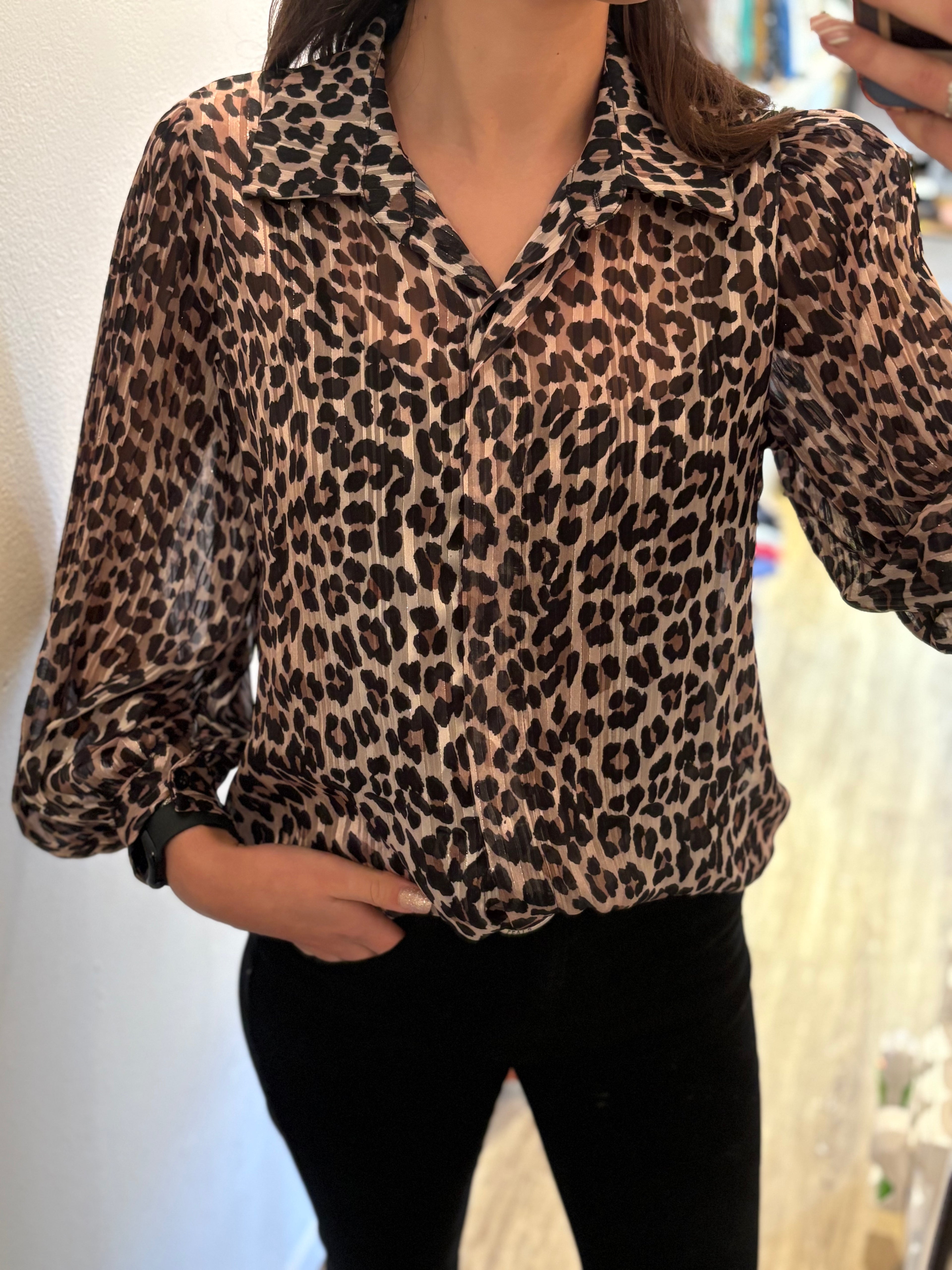 Chemise léopard