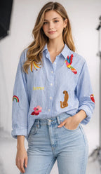 Chemise brodé