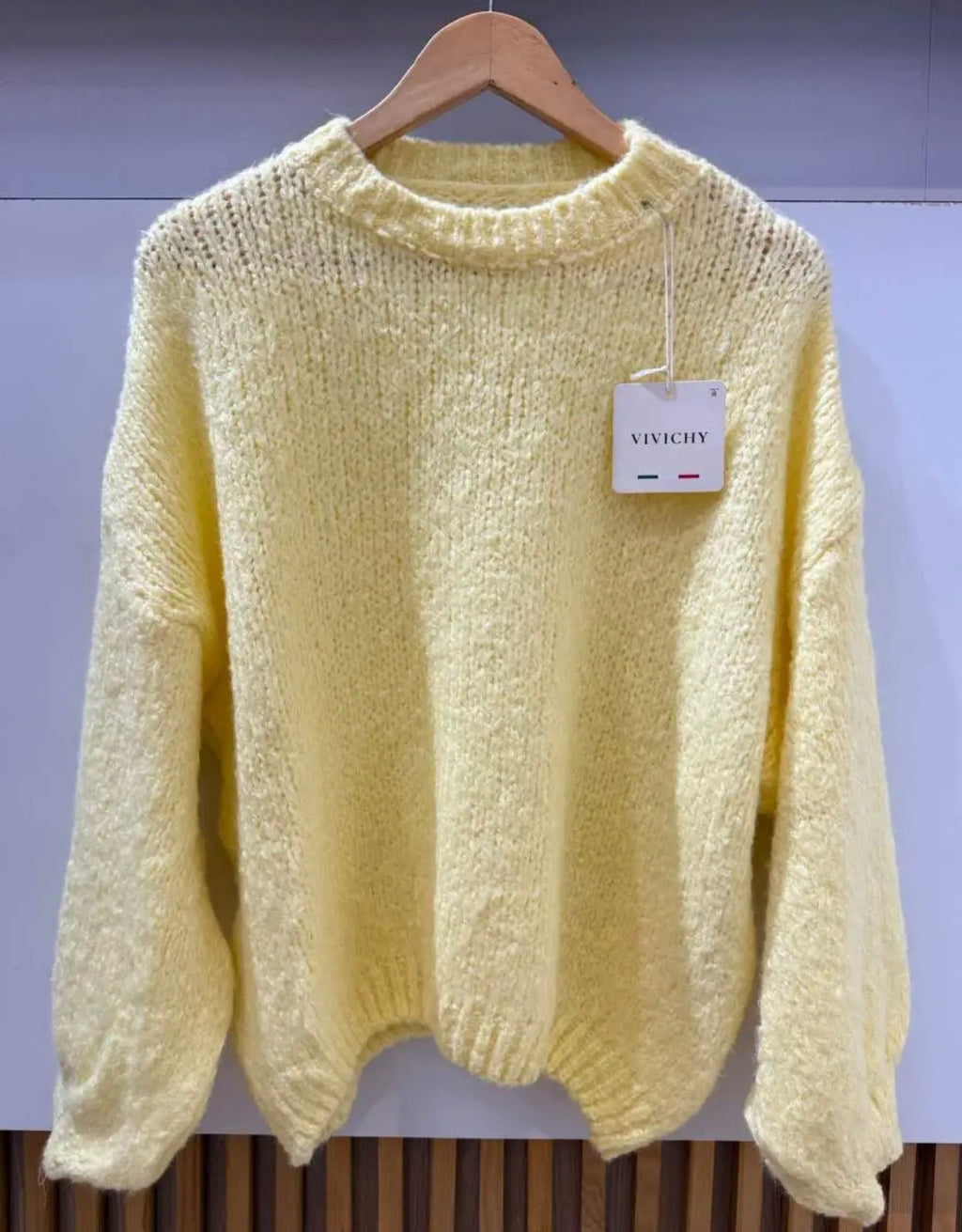 Pull col rond laine 36-44