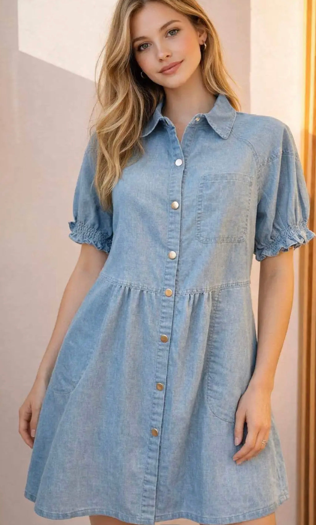 Robe en jeans