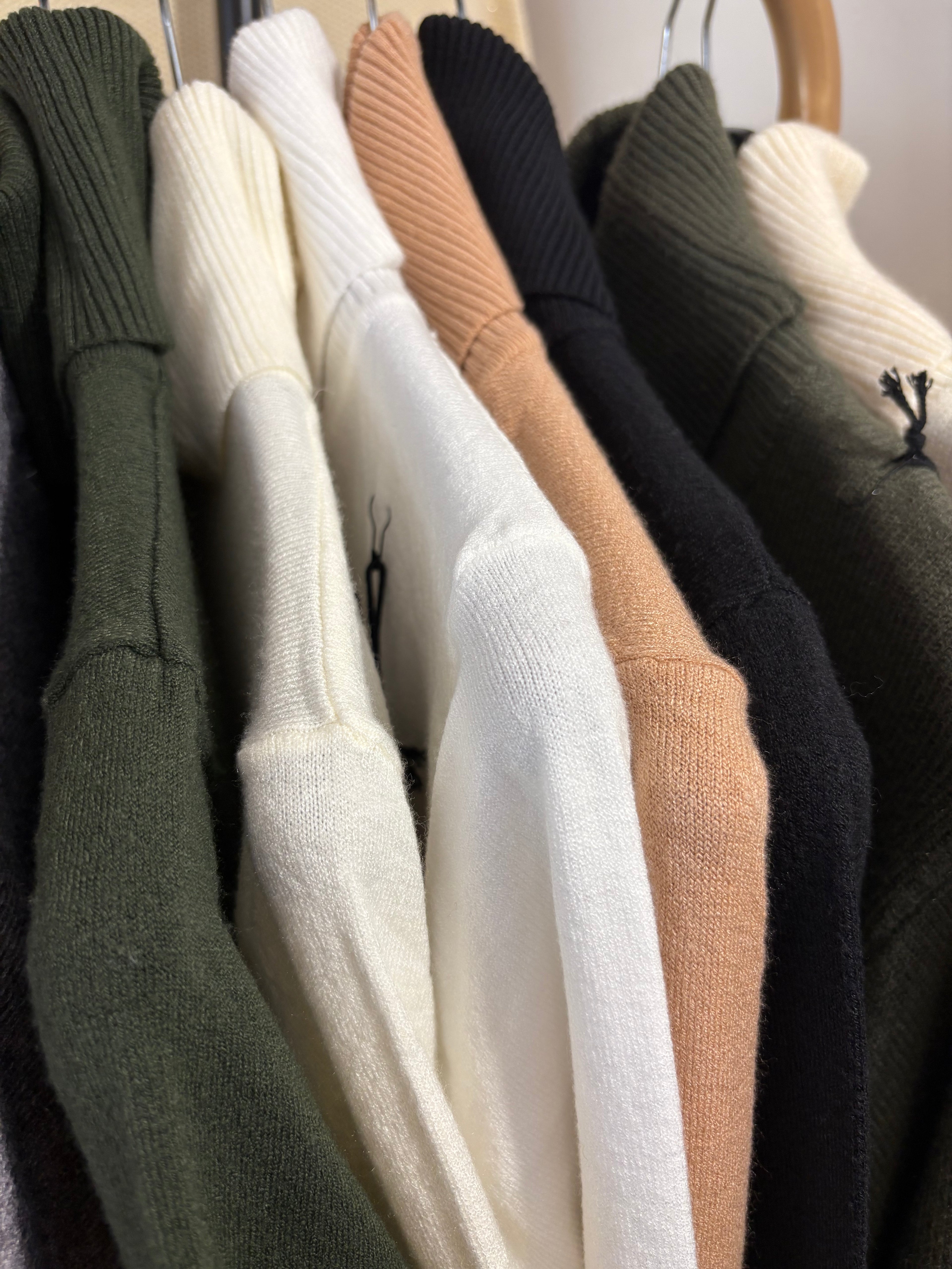 Pull Col roulé fins