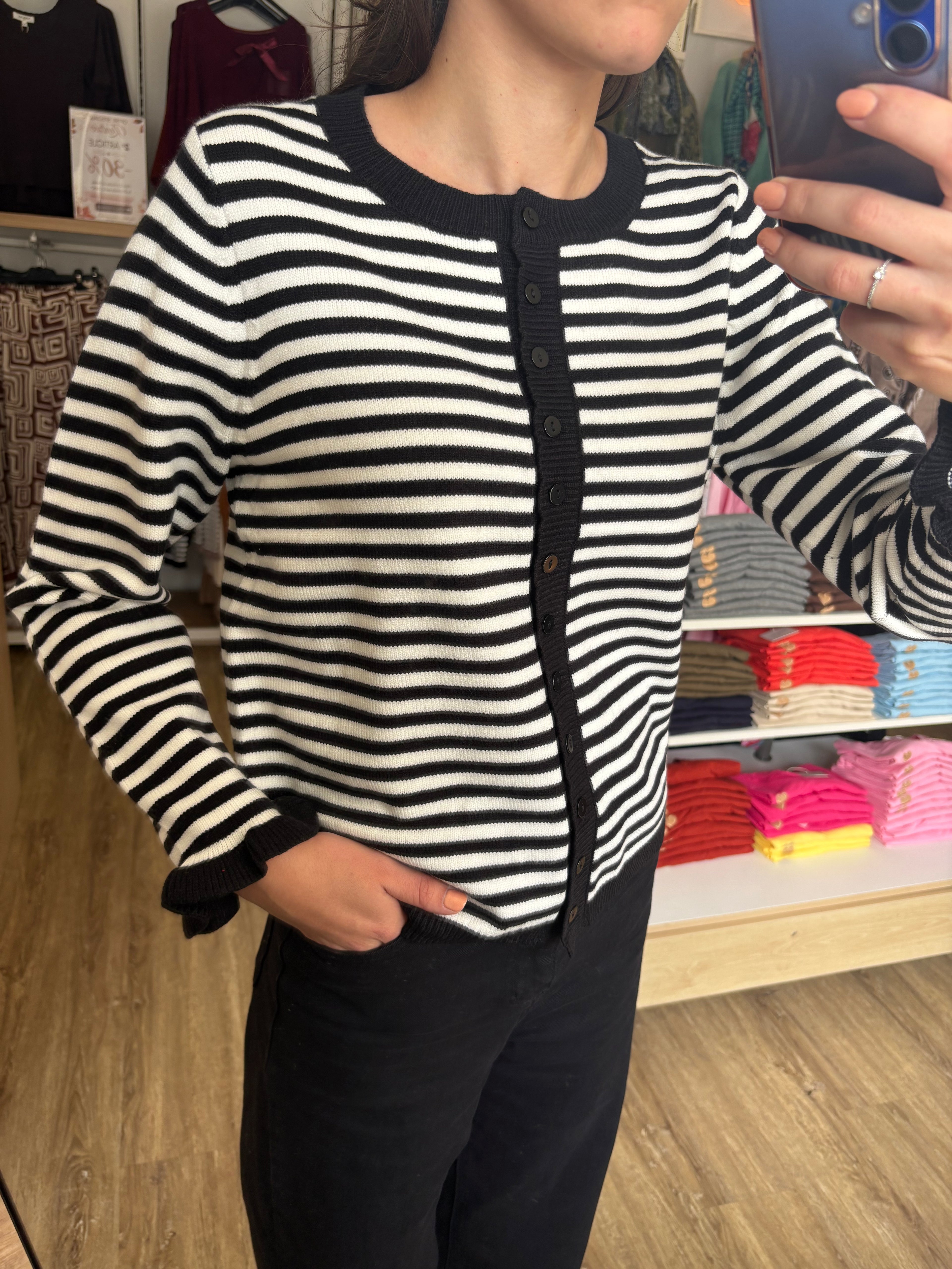 Gilet rayures