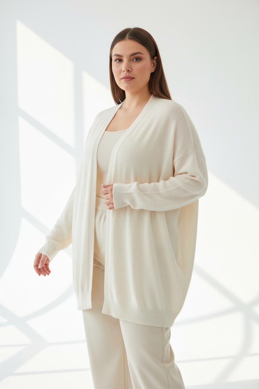 Gilet crème sur mannequin 42/44